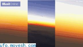 UFO？客机乘客意外拍下不明飞行物 外形似“蝌蚪”