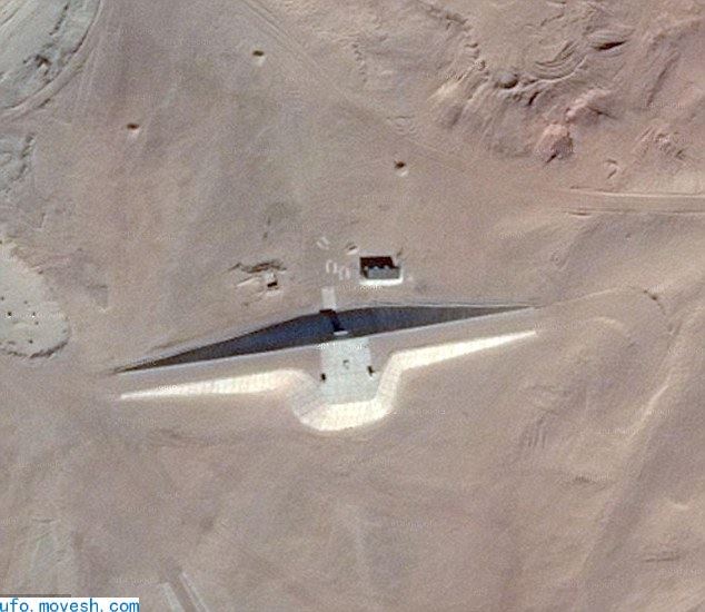  盘点谷歌地图上的神秘UFO