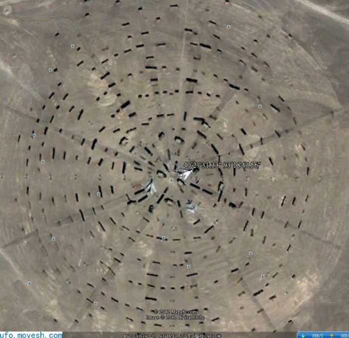  盘点谷歌地图上的神秘UFO