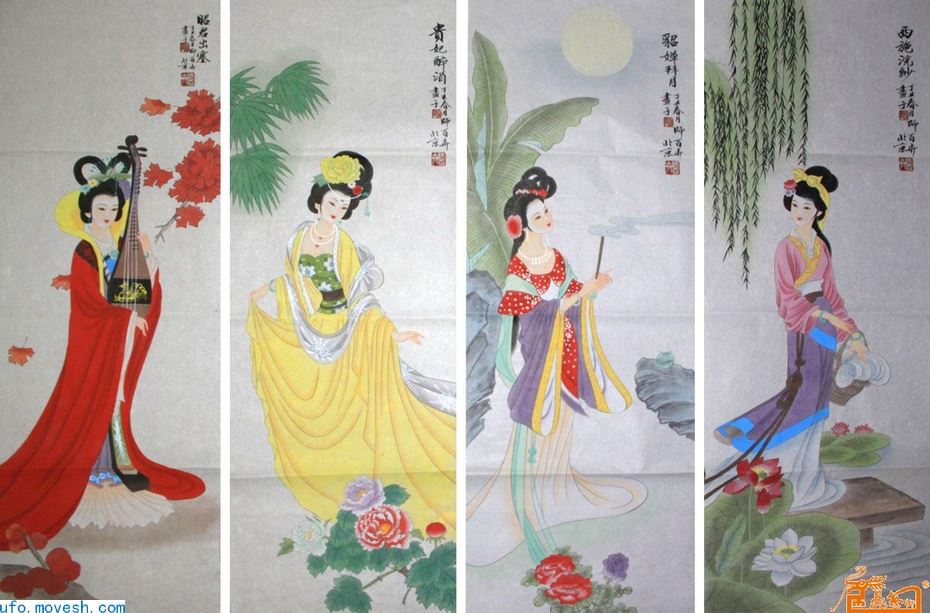探索发现：传说中的四大美女