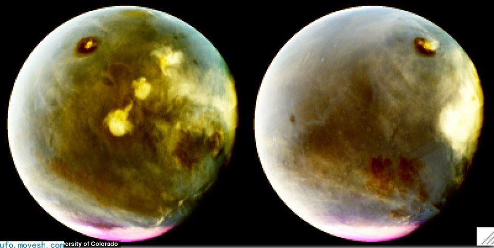 NASA拍到火星南极高清照片 景象奇异惊人