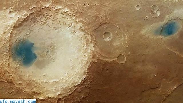 宇航局拍到火星表面“蓝色湖泊” 